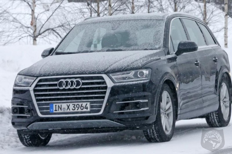 Audi's High Performance Twin Electric Turbocharged Diesel V8 SQ7 Caught Testing In The Wild